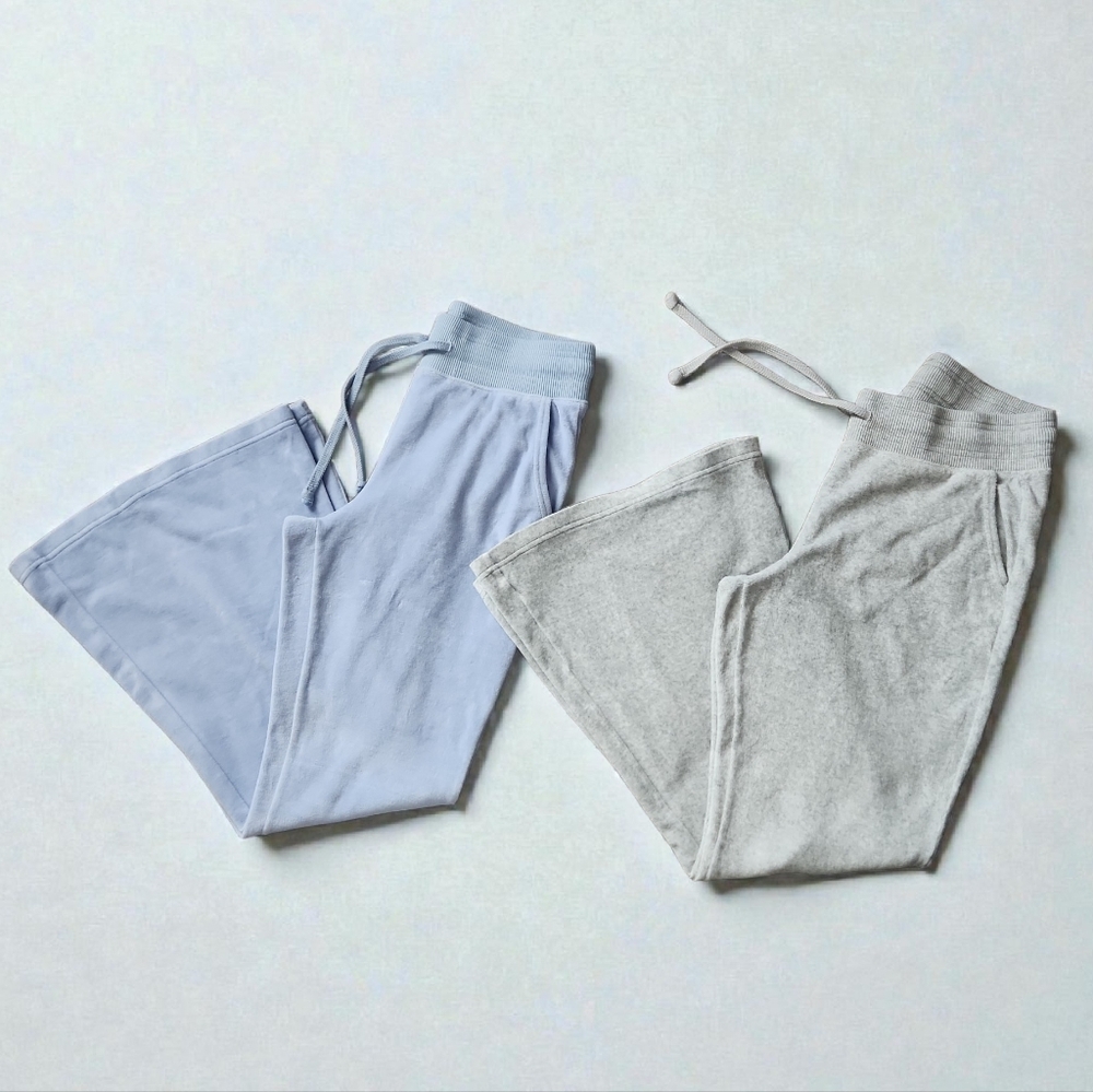 Aerie Kick It Velour High Waisted Pants Bundle Of 2-Size Medium SHORT